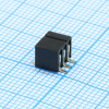 DS1026-14-2X3S8BS Разъем штыревой двухрядный, розетка угловая на плату 6 контактов 2х3, SMD, шаг 2.0мм CONNFLY pe772988 фото