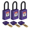 gws150353 Замки SafeKey нейлоновые с пластиковой дужкой, высота дужки – 38 мм, диаметр дужки – 6.4 мм, нейлоновый корпус, размеры корпуса – 46х38х19 мм, система 