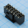 DS1023-17-2X7B8SRS Разъем штыревой двухрядный, розетка прямая на плату 14 контактов 2х7, шаг 2.54мм, SMD, высота корпуса 7.1мм CONNFLY pe391298 фото