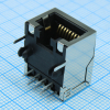 432028816 Соединитель модульный Ethernet 8/8 угловой низкопрофильный Molex pe377479 фото