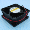 YDM6025B24F Вентилятор 24В 60х60x25 B, 1.68W, 5000 об/мин, 43м3/час, 37.7дБ, подшипник качения, тип вывода - провод YCCFAN pe528264 фото