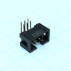DS1013-06RSiB-B-0 IDC разъем, вилка на плату угловая двухрядная 6pin(2x3)., шаг 2.54мм CONNFLY pe318091 фото
