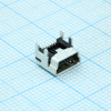 513870578 Разъем Mini USB тип B, USB 2.0, розетка, 5 вывод(-ов), Поверхностный Монтаж, Прямой Угол Molex pe461197 фото
