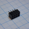 DS1026-05-2X4S8BV Разъем штыревой двухрядный, розетка прямая на плату 8 контактов 2х4, шаг 2.0мм CONNFLY pe359310 фото