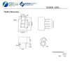 GCS036BY21-4.0 1 разрядный индикатор 9,1мм/желтый/588нм/80-105мкд/ОА HongLi pe1068944 фото