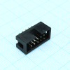 DS1013-10SSiB1-B-0 IDC разъем, вилка на плату прямая двухрядная 10pin(2x5)., шаг 2.54мм CONNFLY pe318096 фото
