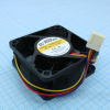 YDM6025B12F1 Вентилятор 12В 60х60x25 B, 2.04W, 5000 об/мин, 43.3м3/час, 37.7дБ, подшипник качения, FG, PWM, тип вывода - провод, разъем 4 конт YCCFAN pe529297 фото