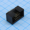 DS1064-16-10V8BB-3A Разъем штыревой двухрядный, вилка прямая на плату 10 контактов 2х5, шаг 1.27мм, межрядное расстояние 2.54мм CONNFLY pe523155 фото