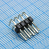 DS1022-2X4RF11-B Соединитель штыревой, вилка на плату двухрядная угловая 8pin(2x4), шаг 2.54мм CONNFLY pe523411 фото