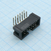 DS1013-12RSiB-B-0 IDC разъем, вилка на плату угловая двухрядная 12pin(2x6)., шаг 2.54мм CONNFLY pe318100 фото