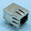 JXD0-0015NL Разъем RJ45 LED индикация зеленый/желтый 10/100 Base-T 1 порт угловой защита от помех PULSE pe549526 фото