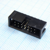 DS1013-14SSiB1-B-0 IDC разъем, вилка на плату прямая двухрядная 14pin(2x7)., шаг 2.54мм CONNFLY pe318102 фото