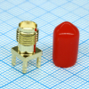 L-KLS1-SMA001 Разъем SMA вертикальное гнездо на плату 13мм KLS pe416408 фото