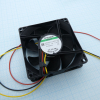 MF80251V1-1000C-G99 Вентилятор 12В 80x25 V 3200об/мин 69,29м3/час, 33дБ, подшипник Vapo, автоперезапуск, сигнальный вывод SUNON pe366744 фото