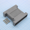 DS1061-25PA1 Кожух для переходника D-SUB разьемов 25 контактов, пластик, серый CONNFLY pe549788 фото