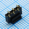 DS1065-02-1X6S8BS1SR Разъем штыревой однорядный 6 контактов, розетка прямая на плату, шаг 1.27мм, высота 4.40мм, SMD, тип B1 CONNFLY pe773020 фото