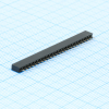 DS1026-01-1X25S8BV Гнездо на плату 1x25 конт., шаг 2.00мм, высота 4.3мм, позолоч. CONNFLY pe412833 фото