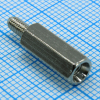 H-L1400-2000-5-03-1N1W Стойка латунная никелированная шестигранная М3 отверстие-винт, L= 14мм CONNFLY pe523425 фото