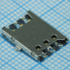 SIM8050-6-0-14-01-A Разъем нано SIM карты 6 контактов шаг 1.45мм SMD без переключателя GCT pe551587 фото