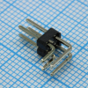 DS1022-2X2RF11-B Соединитель штыревой, вилка на плату двухрядная угловая 4pin(2x2), шаг 2.54мм CONNFLY pe773030 фото