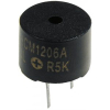 HCM1206A Звукоизлучатель электромагнитный, +6V d=12mm  30 мА, 85 дБ, 2.3 кГц, h=9.5 мм JL World pe325799 фото