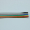 DS1058-10M28 Плоский цветной кабель шлейф 10 проводов, шаг 1.27 мм, 28AWG(7*0.127мм Cu), цена за 1 метр CONNFLY pe523696 фото
