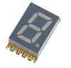KCSA03-123 1 разрядный сегментный индикатор smd 7,62мм/зеленый/570нм/1.4-3.1мкд/ОА Kingbright pe362674 фото