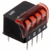 1-5435802-5 Переключатель DIP 4 позиции 24В 0,1А, 2.54mm, угловой TE Connectivity pe333748 фото