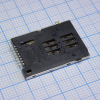 115A-ADA0-R02 Сокет SIM карты вставной 6+2 Pin Attend pe354229 фото