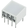 KB-2755YW Индикатор шкальный 1хLEDх8,89х8,89мм/желтый/590нм/12-50мкд/белый матовый Kingbright pe63418 фото