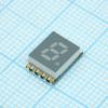 KCSA02-107 1 разрядный сегментный индикатор smd 5,08мм/желтый/590нм/21-58мкд/ОА Kingbright pe300222 фото