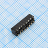 DS1026-09-2X8S8BSXBX Разъем штыревой двухрядный, розетка прямая на плату 16 контактов 2х8, SMD, шаг 2.0мм CONNFLY pe523454 фото