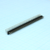 DS1025-06-2X40P8BR1-B Разъем штыревой двухрядный, вилка на плату угловая 80 контактов (2х40), шаг 2мм CONNFLY pe391359 фото