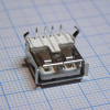 L-KLS1-181A-W Разъем USB тип A 2.0 угловая розетка на плату, 4 конт. KLS pe355777 фото