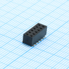 DS1026-07-2X6S8BSXBX Гнездо на плату SMD 2x6 конт., шаг 2.00мм, высота 4.3мм, позолоч. CONNFLY pe523457 фото