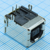 61729-1011BLF Разъем USB 2.0 тип B стандартный угловой монтаж в отверстие AMPHENOL pe549570 фото