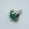 PEC11R-4015F-S0024 Энкодер PEC11, без щелчков, 24 импульса, металлический вал с лыской 15мм, с кнопкой, горизонтальные выводы,крепление на гайку 7мм BOURNS pe141763 фото