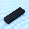 DS1023-2X11S21 Разъем штыревой двухрядный, розетка прямая на плату 22 контактов 2х11, шаг 2.54мм CONNFLY pe324291 фото