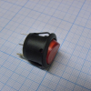 MIRS-101-9C3-R/B Переключатель ON-OFF с подсветкой 6A 250VAC 10000 циклов круглая кнопка красная Jietong pe84422 фото