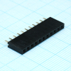 DS1023-1X11S21 Разъем штыревой однорядный, розетка прямая на плату 11 контактов, шаг 2.54мм CONNFLY pe324299 фото