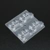 ALST50D4LED5050T2M-L Групповая квадратная линза 2x2 на 4 светодиода 5050/3535 эфф=89% диаграмма T2M-L (long distance), 50x50мм, PC ASAHI OPTICS pe829902 фото