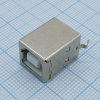 DS1099-01-BN0 Разъем USB B розетка прямая на плату, черный изолятор, монтаж в отверстия CONNFLY pe368079 фото