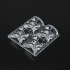 AJST50D4LED15110G Групповая квадратная линза 2x2 на 4 светодиода 3535/3030 эфф=89%, 15°x110°, 50x50мм, PC ASAHI OPTICS pe829903 фото