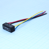 LDD-700LW DC/DC LED понижающий, вход 6…36В, выход 2…32В/0.7А, КПД до 95%, вход On/Off/DIMM, 31.8x20.3x12.2мм, проводные выводы, -40…71°C, пластик Mean Well pe302800 фото