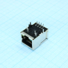 J0011D01BNL Модульный разъем, Cat5, RJ45, Гнездо, 8 контакт(-ов), 12 вывод(-ов), 1 порт(-ов) PULSE pe403153 фото