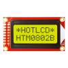 HTM0802B-11Y-T5P-V03 ЖКИ знакосинтезирующий 8 x 2, STN Серый Позитивный/прозрачно-отражающий светодиодная подсветка желто-зеленая размер 58x32 мм, видимая область 38х16 мм, питание 5В, -20...70°C, 6 o pe850899 фото