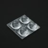 ARX50D4LED5050PX-L Групповая квадратная линза 2x2 на 4 светодиода 5050/3030 эфф=93% пешеходная ассиметр. диаграмма (левая сторона), 50x50мм H:9,76мм, PMMA ASAHI OPTICS pe805079 фото