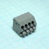 DG250-3.5-04P-11-00A(H) Нажимной безвинтовой клеммный блок 4 контакта. Зажим типа торцевой контакт. Серия DG250-3.5 Degson pe318426 фото