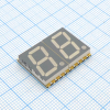 KCDA56-106 2-х разрядный сегментный индикатор smd 14,22мм/оранжевый/601нм/12-50мкд/ОА Kingbright pe152028 фото
