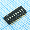 A6H8101 Переключатель DIP 8 групп 0.025А 24В утопленный движок OMRON pe469469 фото